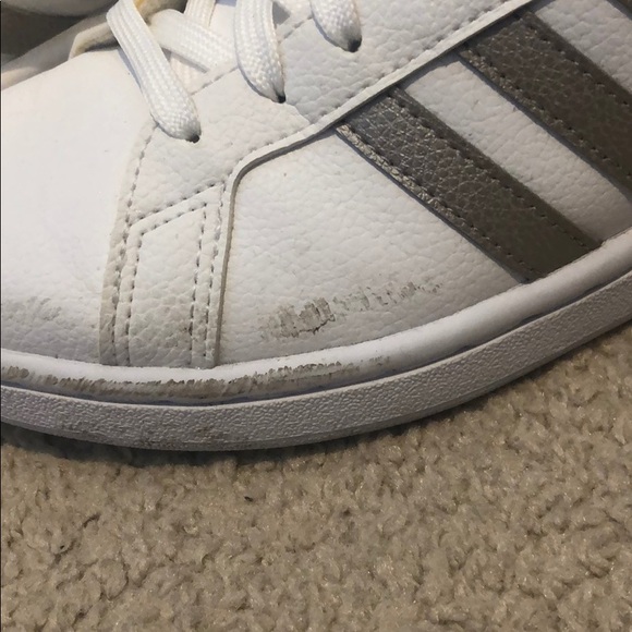 Platinum Grand court cloudfoam sneakers - Picture 2 of 4